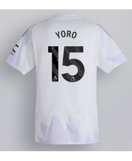 Günstige Manchester United Leny Yoro #15 Auswärtstrikot 2025-26 Kurzarm